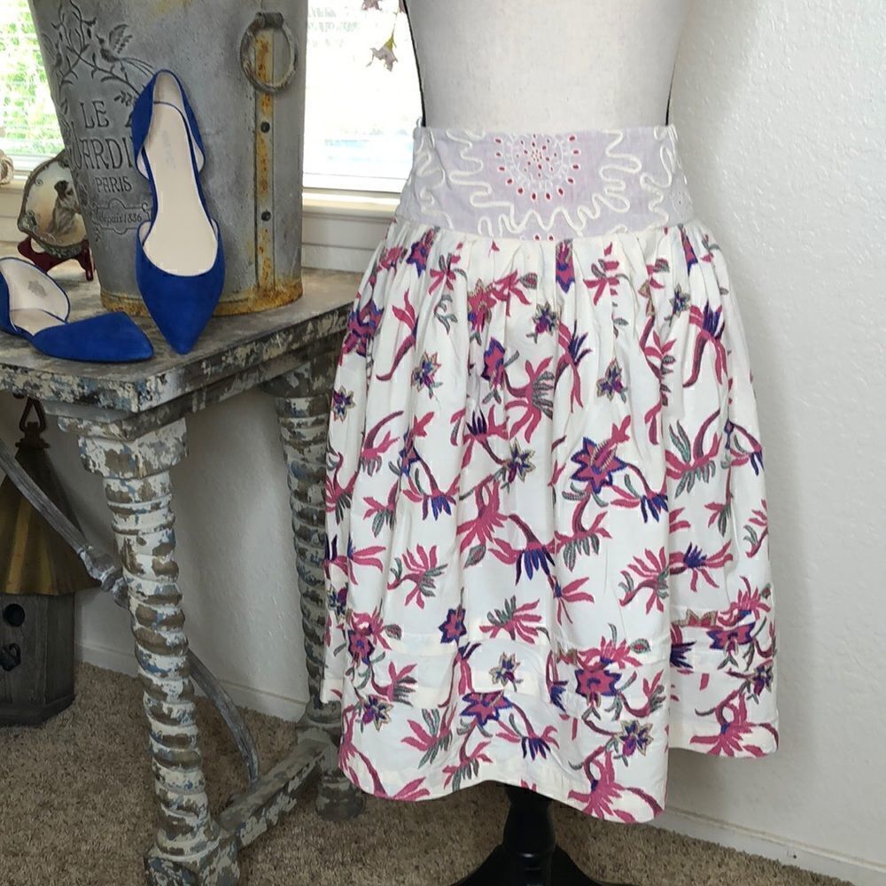 Anthropologie Viola full skirt  